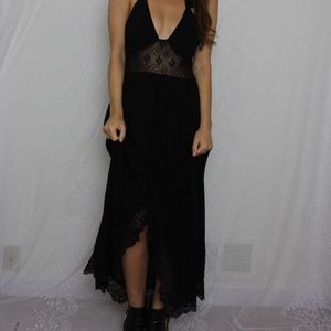 Intimately Free People Black maxi dress